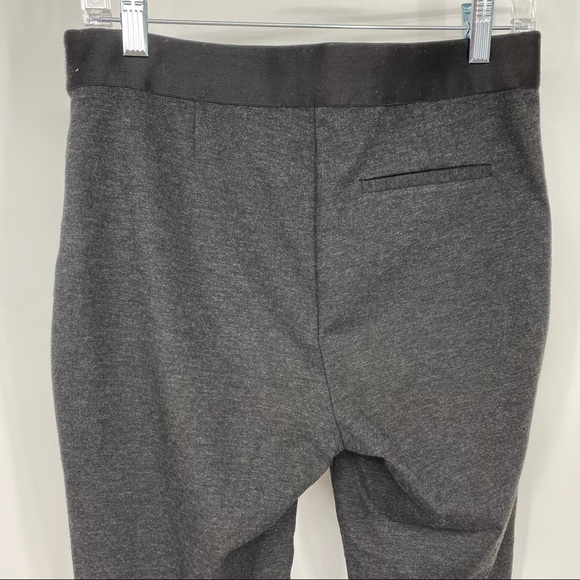 Everlane Stretch Ponte Slim Skinny Pants Charcoal Side Zip - Picture 7 of 7